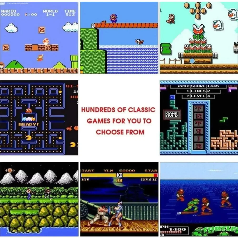Reto Game Console 620 Classic Games